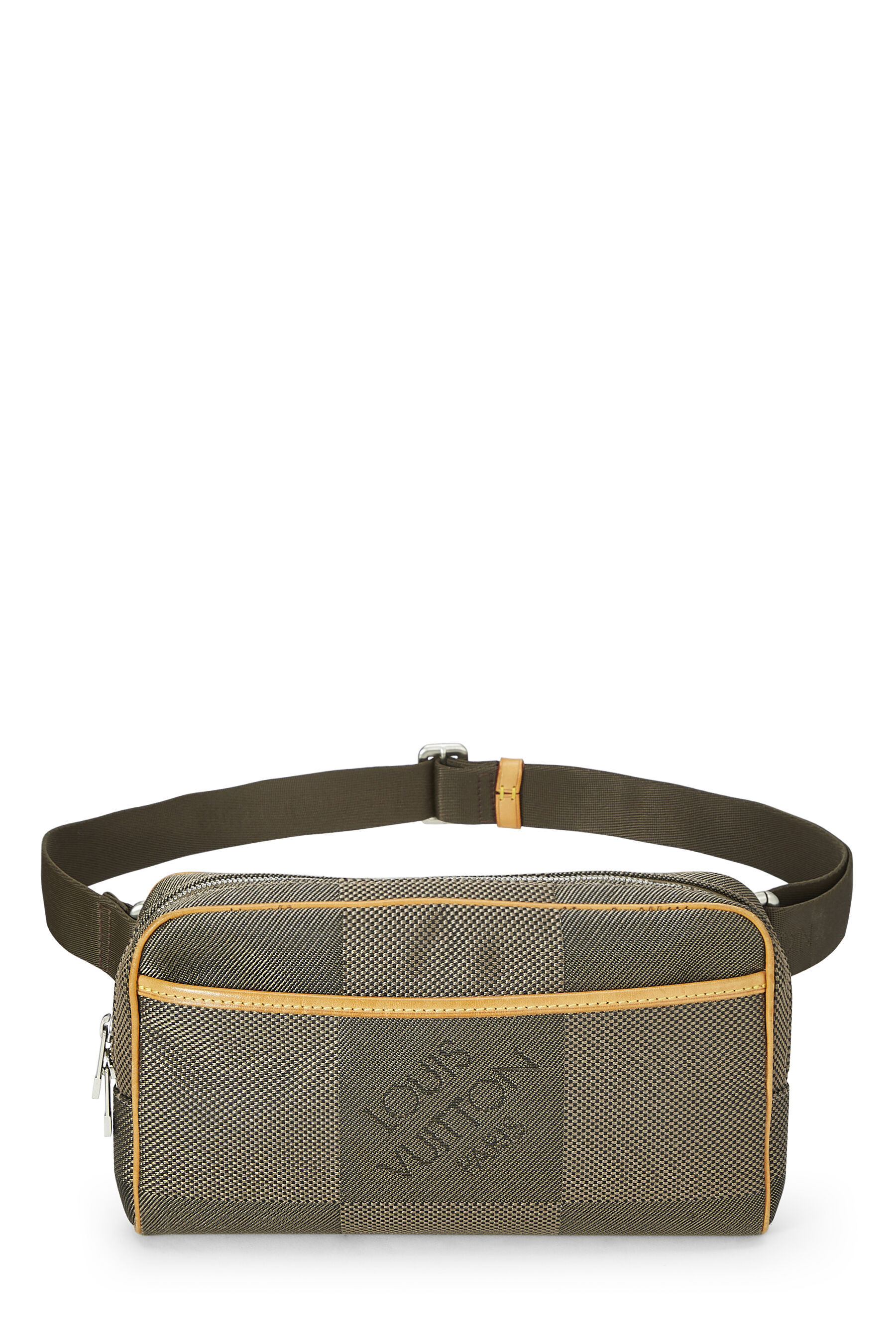 Cloth belt bag Louis Vuitton Brown in Cloth  28268832